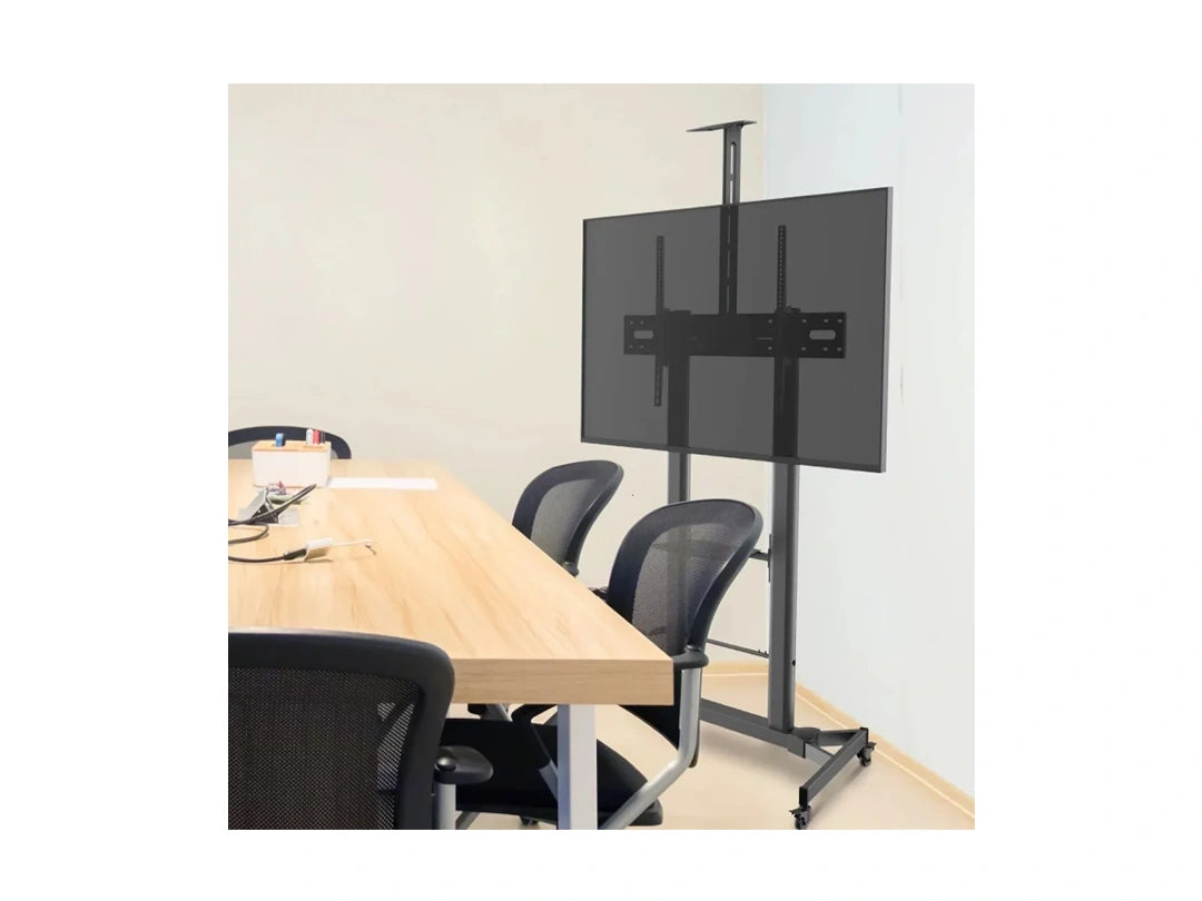 Skill Tech SH 666TB Large Screen Telescopic Height-Adjustable Steel Tv Stand in Qatar Skill Tech SH 666TB Large Screen Telescopic Height-Adjustable Steel Tv Stand in Qatar